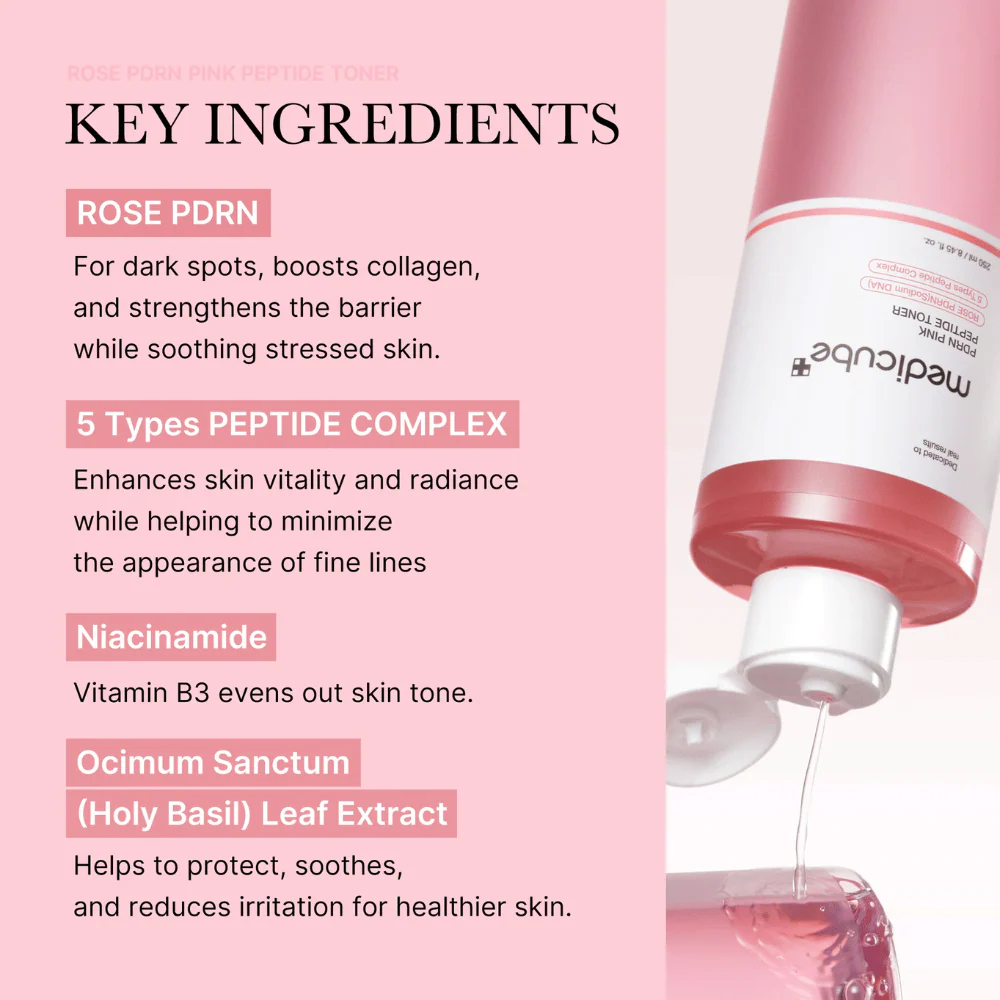 PDRN Tónico Calmante Pink Cica 250 ml - Image 2