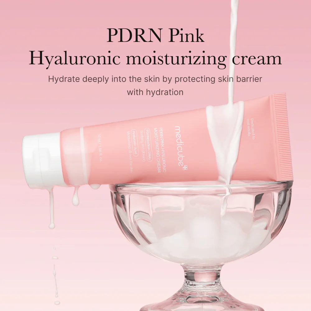 Crema hidratante hialurónica rosa PDRN 50 ml - Image 2
