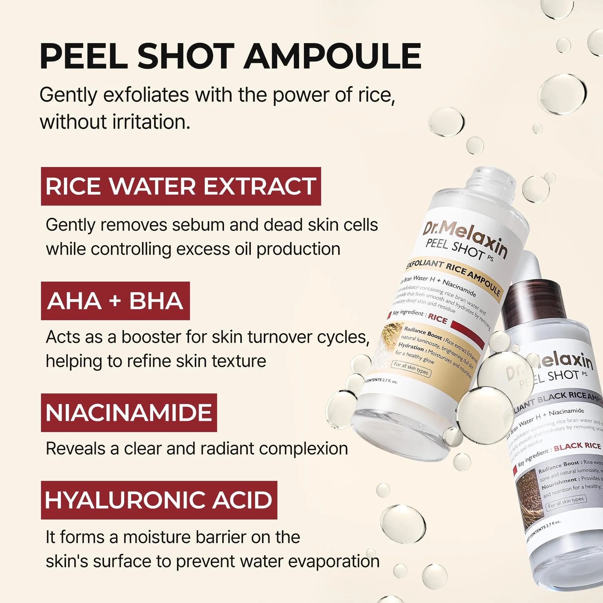 Set de Rutina Completa de 4 Pasos Peel Shot Glow Rice – Edición Resplandor de Primavera - Image 14